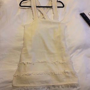 Off-white mini sundress